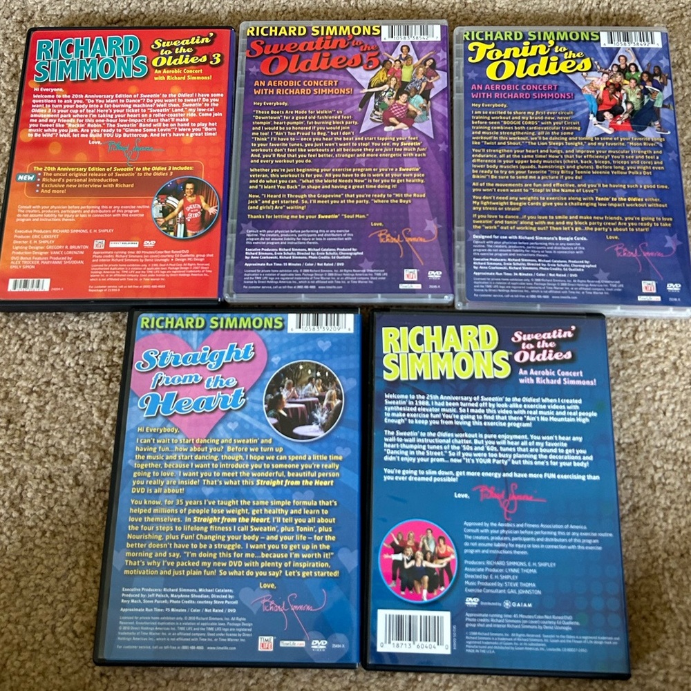 5 Richard Simmons SWEATIN’ TO THE OLDIES - Picture 8 of 8